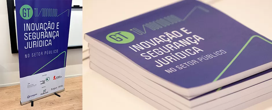 Banner Desktop: Concepção e Condução do Grupo de Trabalho Inovação e Segurança Jurídica (GT ISJ)
